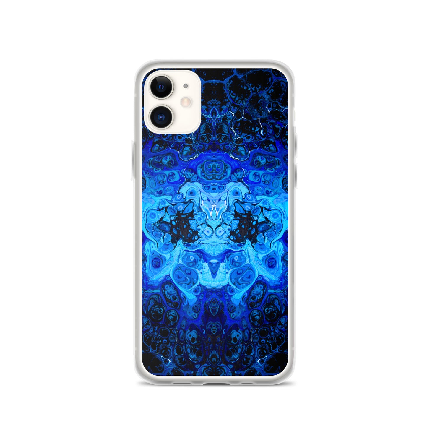 NightOwl Studio Custom Phone Case Compatible with iPhone, Ultra Slim Cover with Heavy Duty Scratch Resistant Shockproof Protection, Blue Bliss