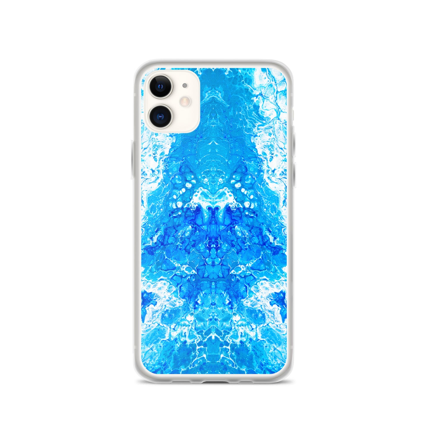 Blue Power - NightOwl-Studio Colorful Phone Case Compatible with iPhone