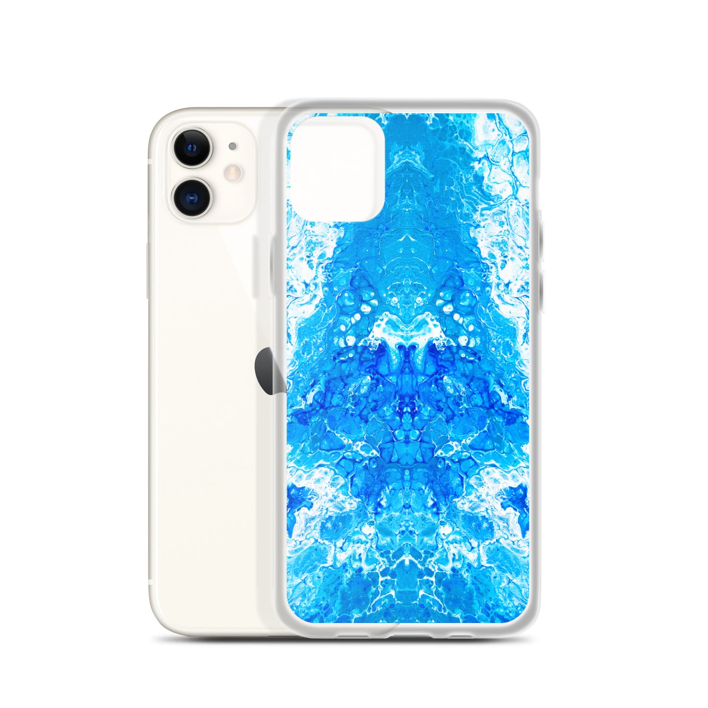 Blue Power - NightOwl-Studio Colorful Phone Case Compatible with iPhone