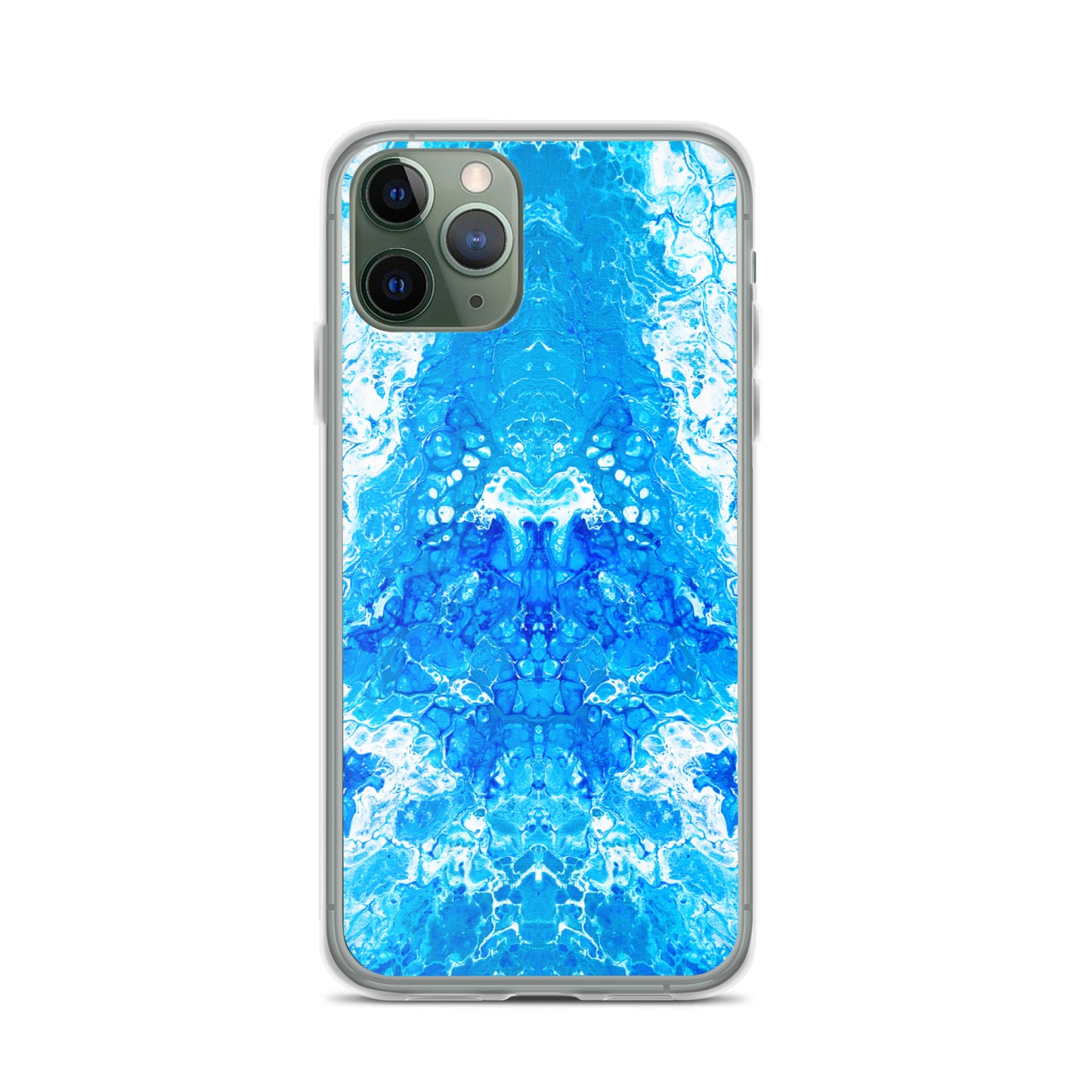 Blue Power - NightOwl-Studio Colorful Phone Case Compatible with iPhone