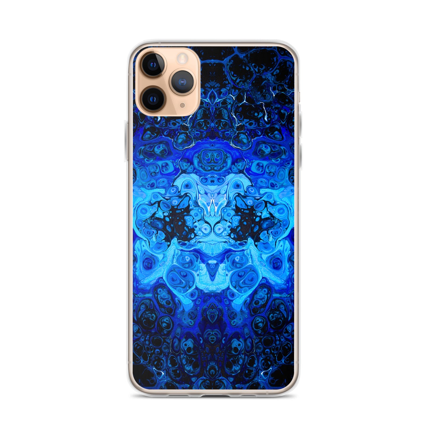 NightOwl Studio Custom Phone Case Compatible with iPhone, Ultra Slim Cover with Heavy Duty Scratch Resistant Shockproof Protection, Blue Bliss