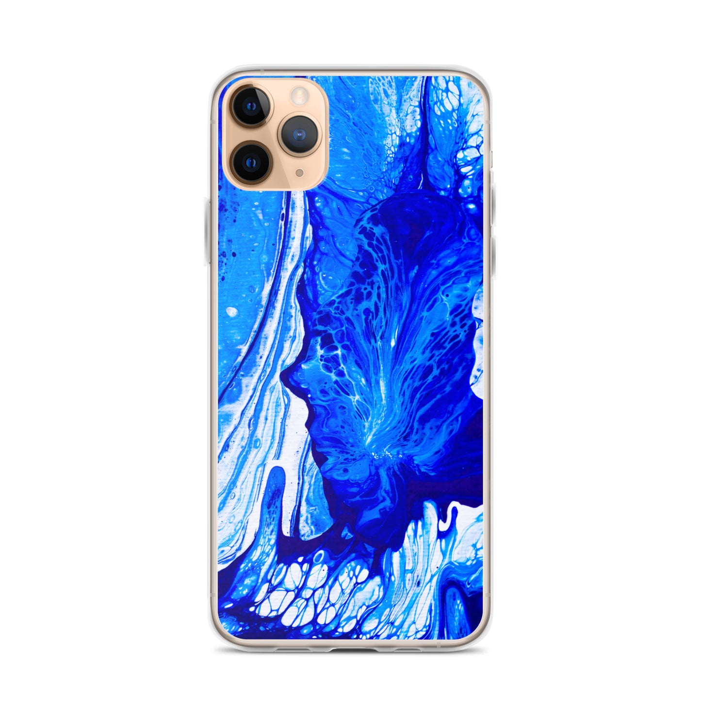 NightOwl Studio Custom Phone Case Compatible with iPhone, Ultra Slim Cover with Heavy Duty Scratch Resistant Shockproof Protection, Ms. Blue