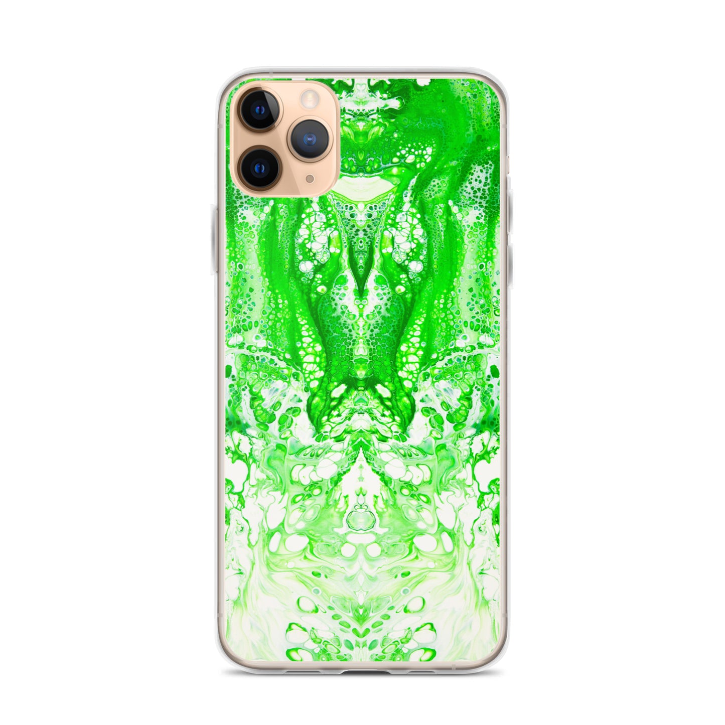 NightOwl Studio Custom Phone Case Compatible with iPhone, Ultra Slim Cover with Heavy Duty Scratch Resistant Shockproof Protection, Lime Time