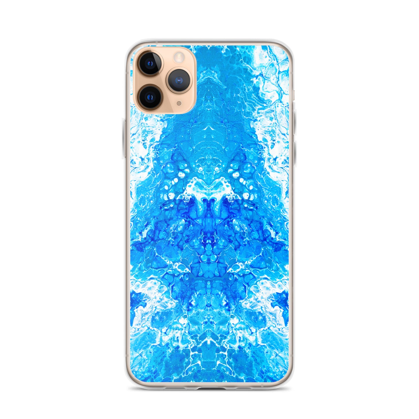 Blue Power - NightOwl-Studio Colorful Phone Case Compatible with iPhone