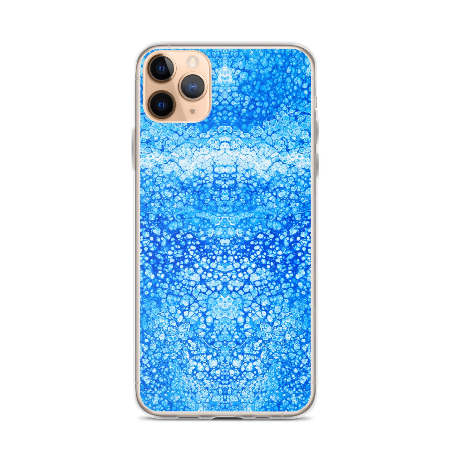 NightOwl Studio Custom Phone Case Compatible with iPhone, Ultra Slim Cover with Heavy Duty Scratch Resistant Shockproof Protection, Cryptic Blue