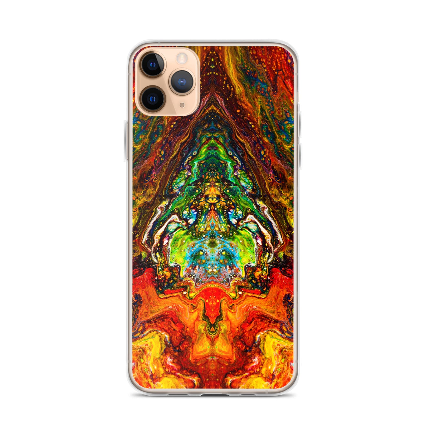 NightOwl Studio Custom Phone Case Compatible with iPhone, Ultra Slim Cover with Heavy Duty Scratch Resistant Shockproof Protection, Psychedelic Something