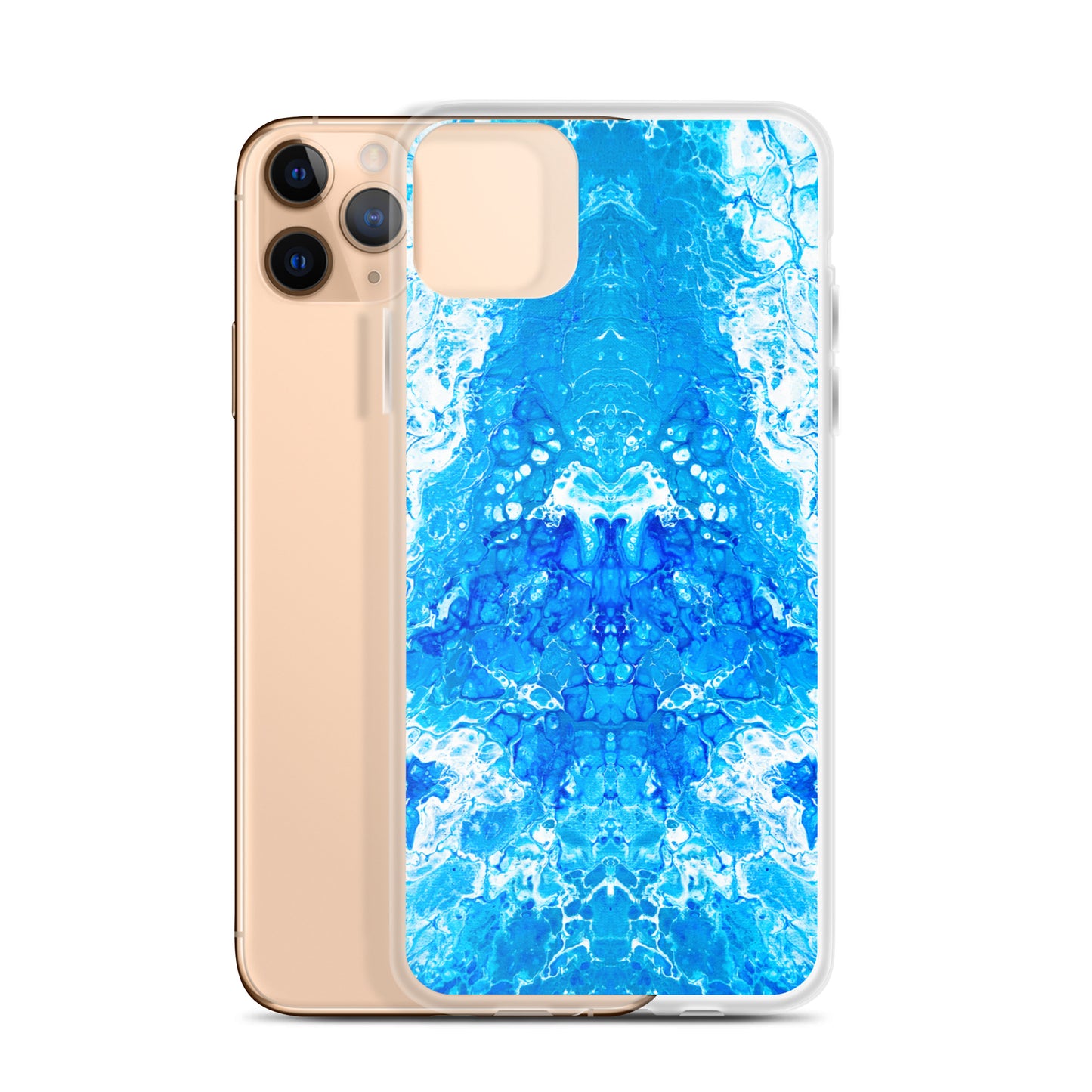 Blue Power - NightOwl-Studio Colorful Phone Case Compatible with iPhone