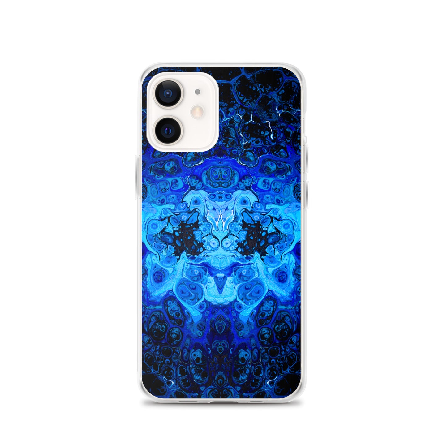 NightOwl Studio Custom Phone Case Compatible with iPhone, Ultra Slim Cover with Heavy Duty Scratch Resistant Shockproof Protection, Blue Bliss