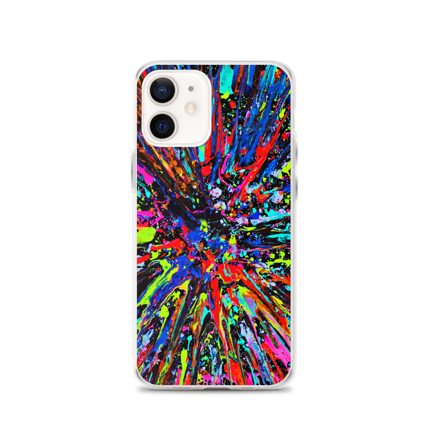 NightOwl Studio Custom Phone Case Compatible with iPhone, Ultra Slim Cover with Heavy Duty Scratch Resistant Shockproof Protection, Splatter