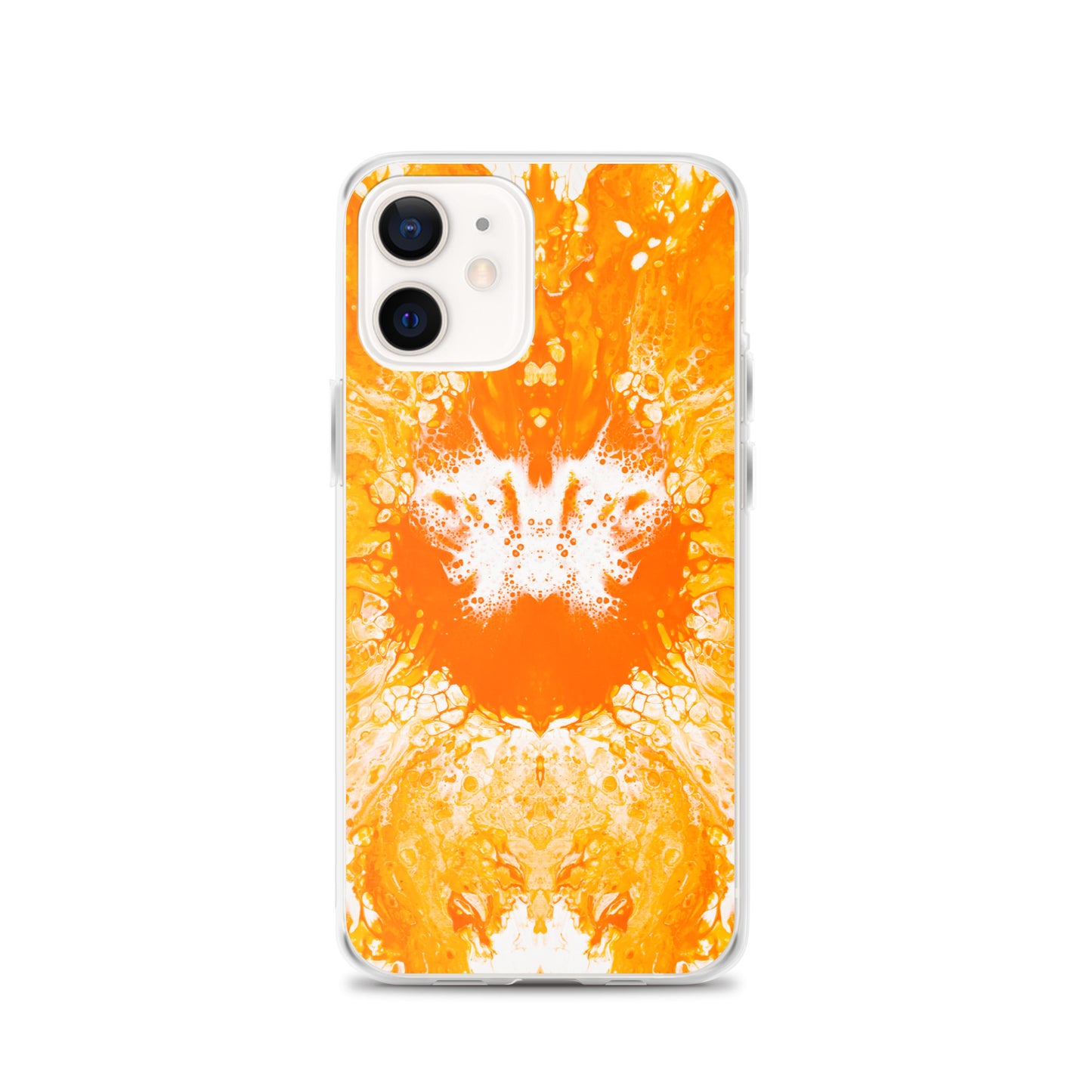 NightOwl Studio Custom Phone Case Compatible with iPhone, Ultra Slim Cover with Heavy Duty Scratch Resistant Shockproof Protection, Naranja