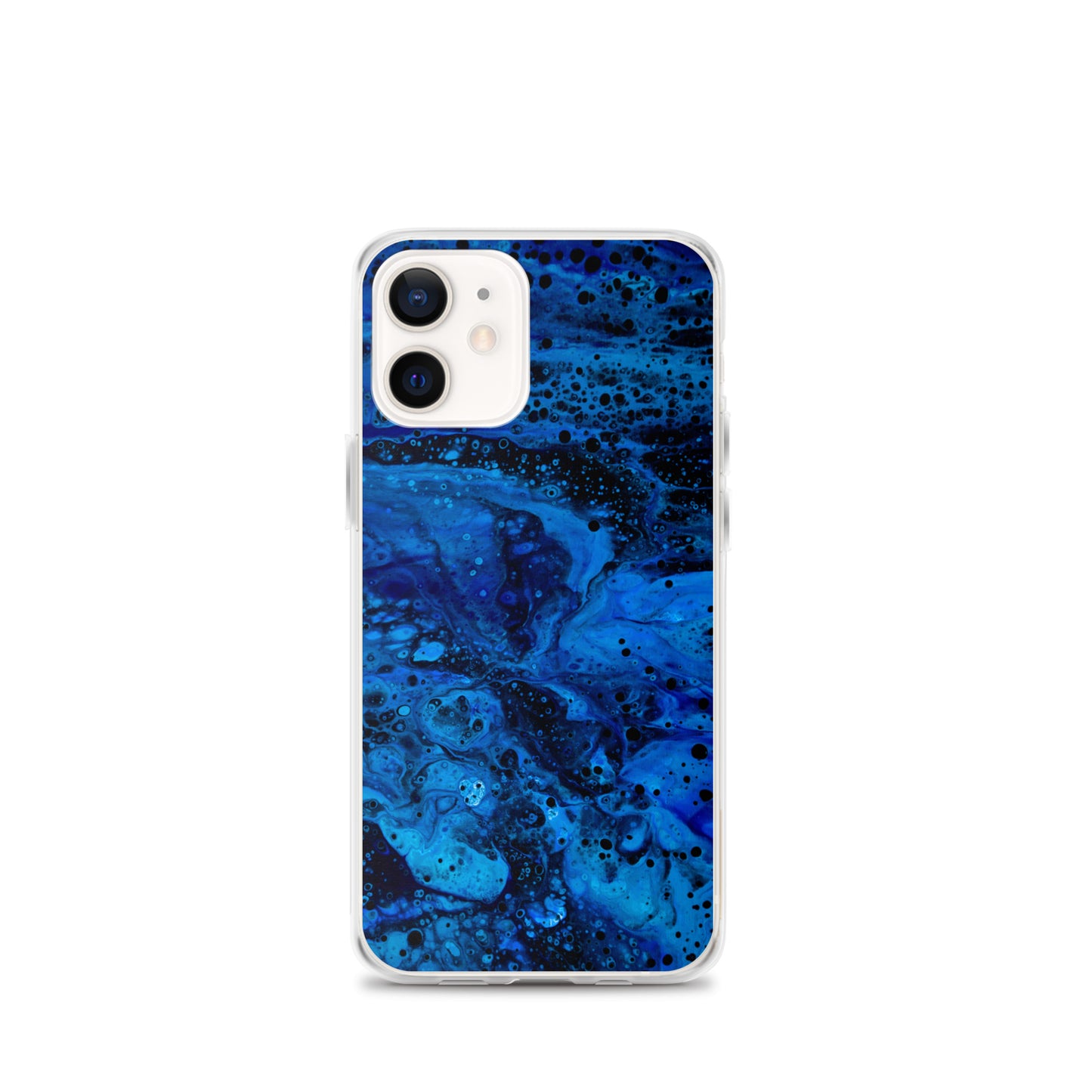 NightOwl Studio Custom Phone Case Compatible with iPhone, Ultra Slim Cover with Heavy Duty Scratch Resistant Shockproof Protection, Blue Abyss