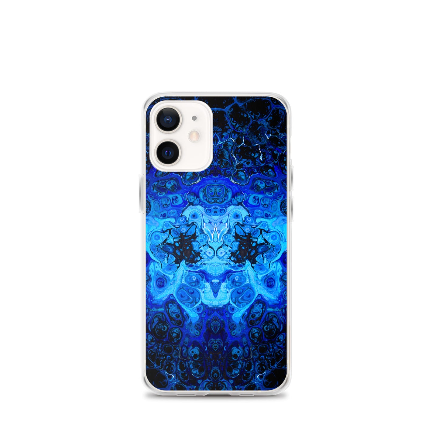 NightOwl Studio Custom Phone Case Compatible with iPhone, Ultra Slim Cover with Heavy Duty Scratch Resistant Shockproof Protection, Blue Bliss