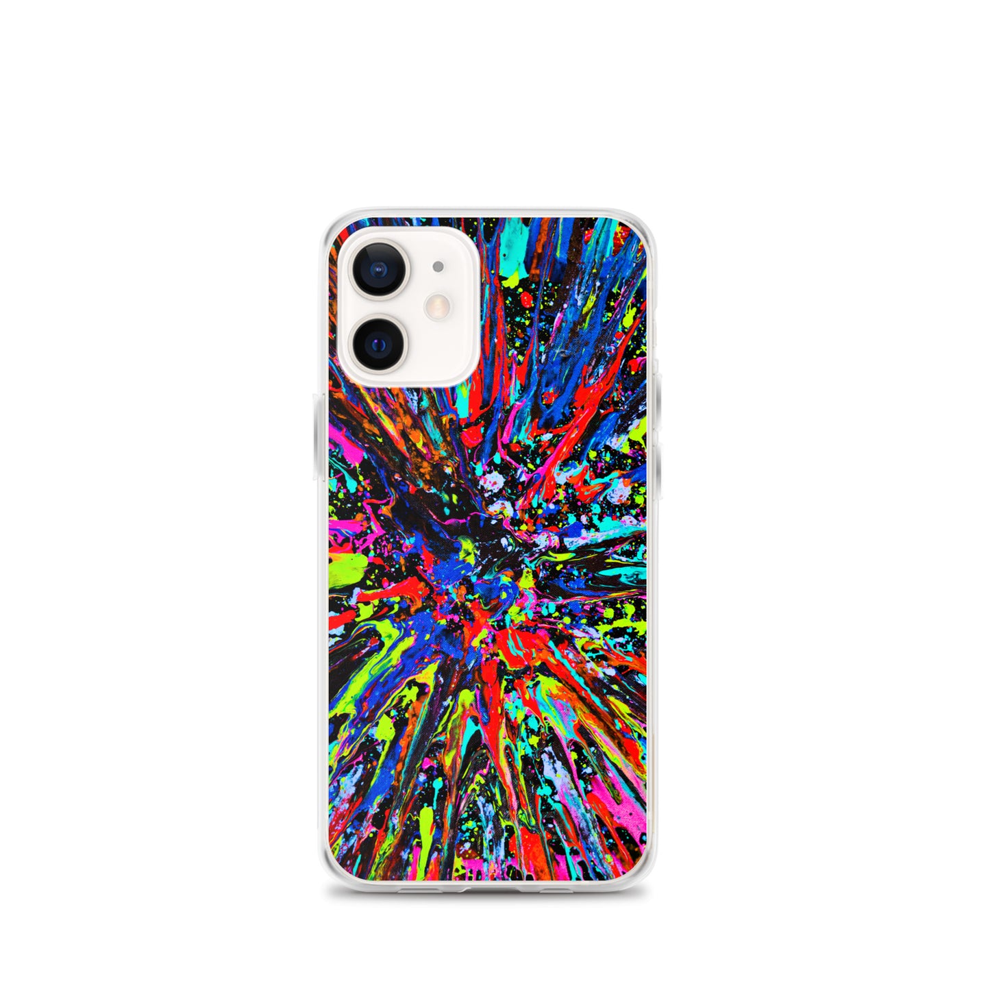 NightOwl Studio Custom Phone Case Compatible with iPhone, Ultra Slim Cover with Heavy Duty Scratch Resistant Shockproof Protection, Splatter