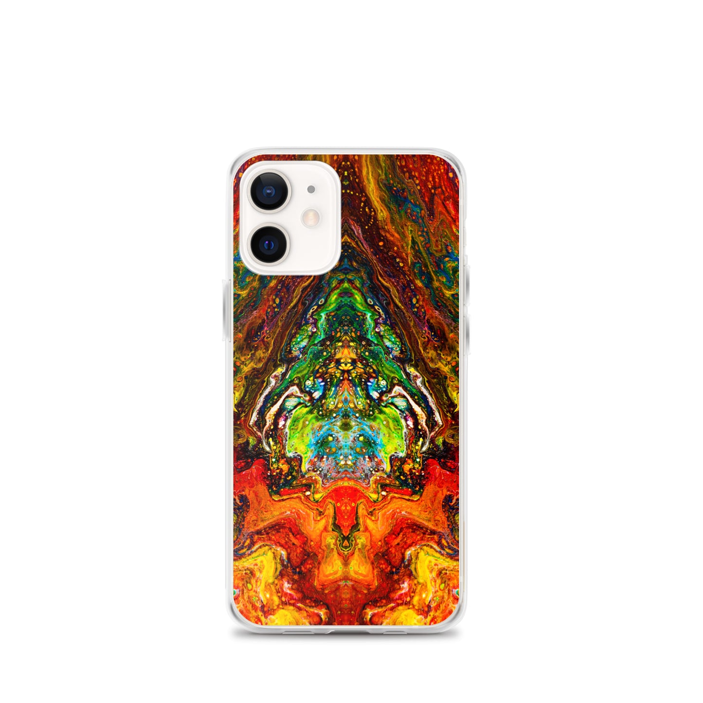 NightOwl Studio Custom Phone Case Compatible with iPhone, Ultra Slim Cover with Heavy Duty Scratch Resistant Shockproof Protection, Psychedelic Something