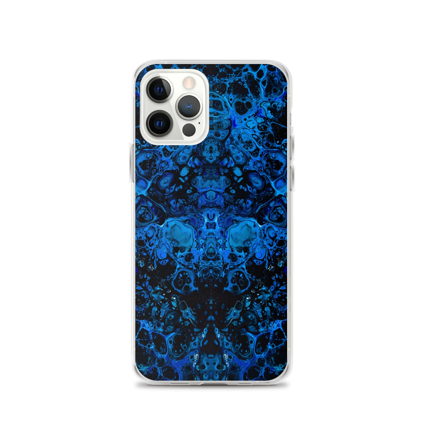 NightOwl Studio Custom Phone Case Compatible with iPhone, Ultra Slim Cover with Heavy Duty Scratch Resistant Shockproof Protection, Azul