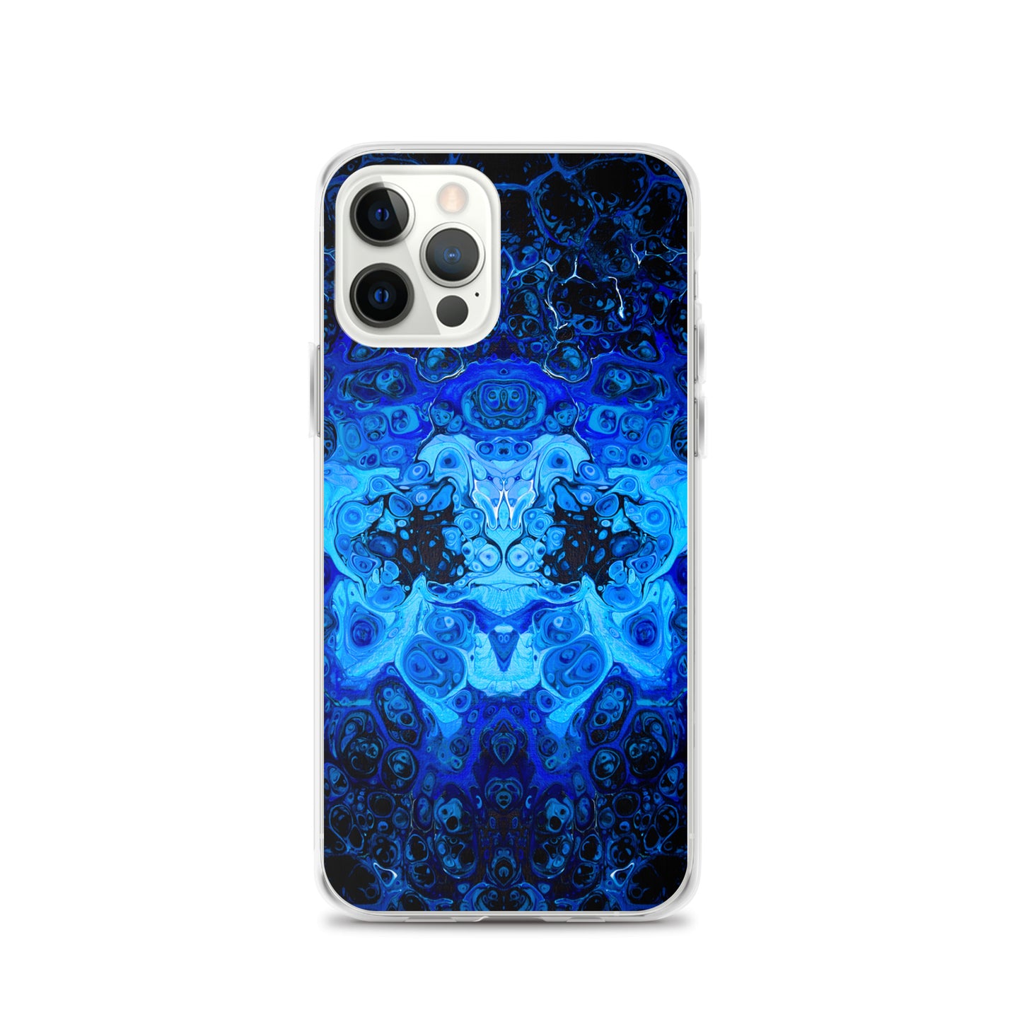 NightOwl Studio Custom Phone Case Compatible with iPhone, Ultra Slim Cover with Heavy Duty Scratch Resistant Shockproof Protection, Blue Bliss