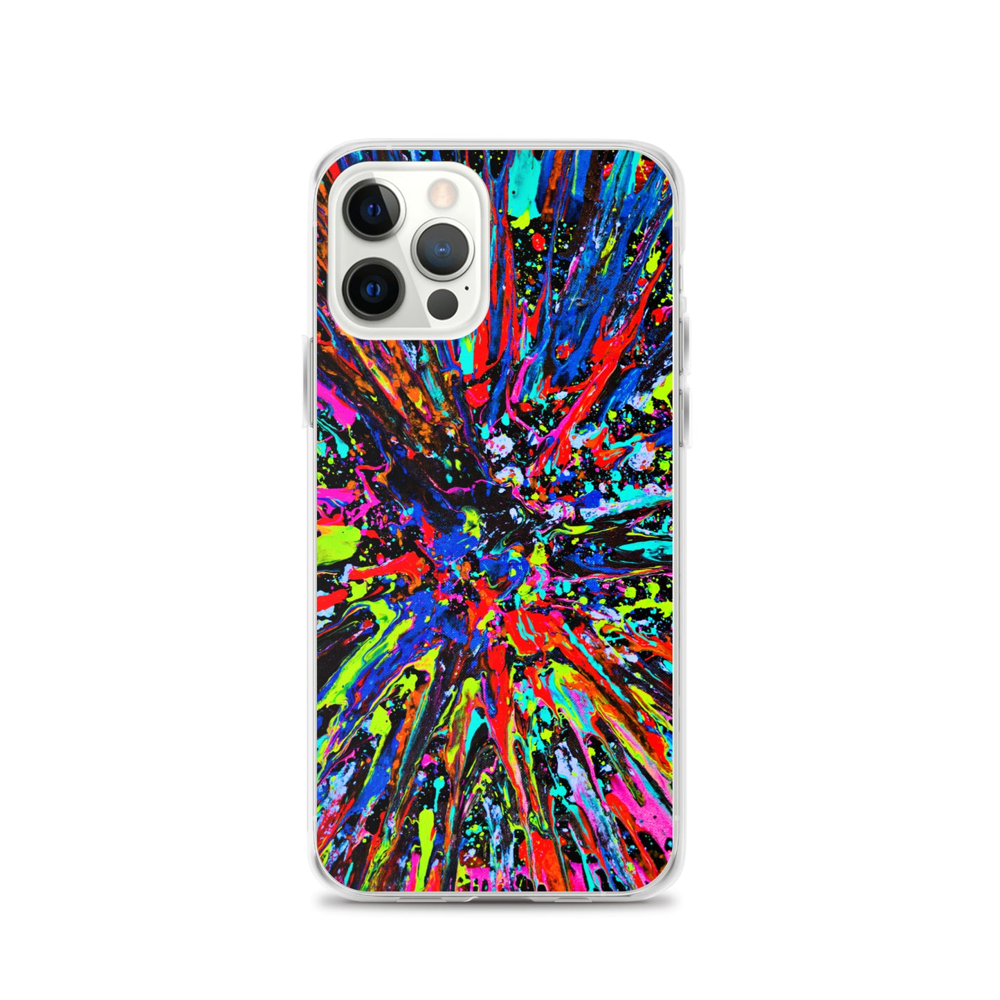 NightOwl Studio Custom Phone Case Compatible with iPhone, Ultra Slim Cover with Heavy Duty Scratch Resistant Shockproof Protection, Splatter