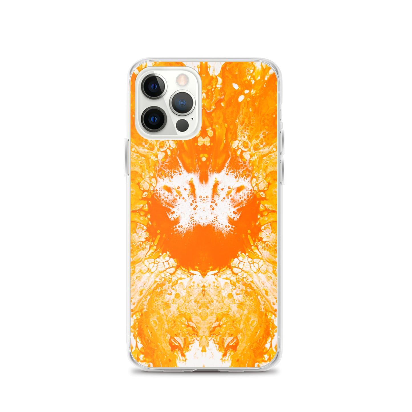 NightOwl Studio Custom Phone Case Compatible with iPhone, Ultra Slim Cover with Heavy Duty Scratch Resistant Shockproof Protection, Naranja