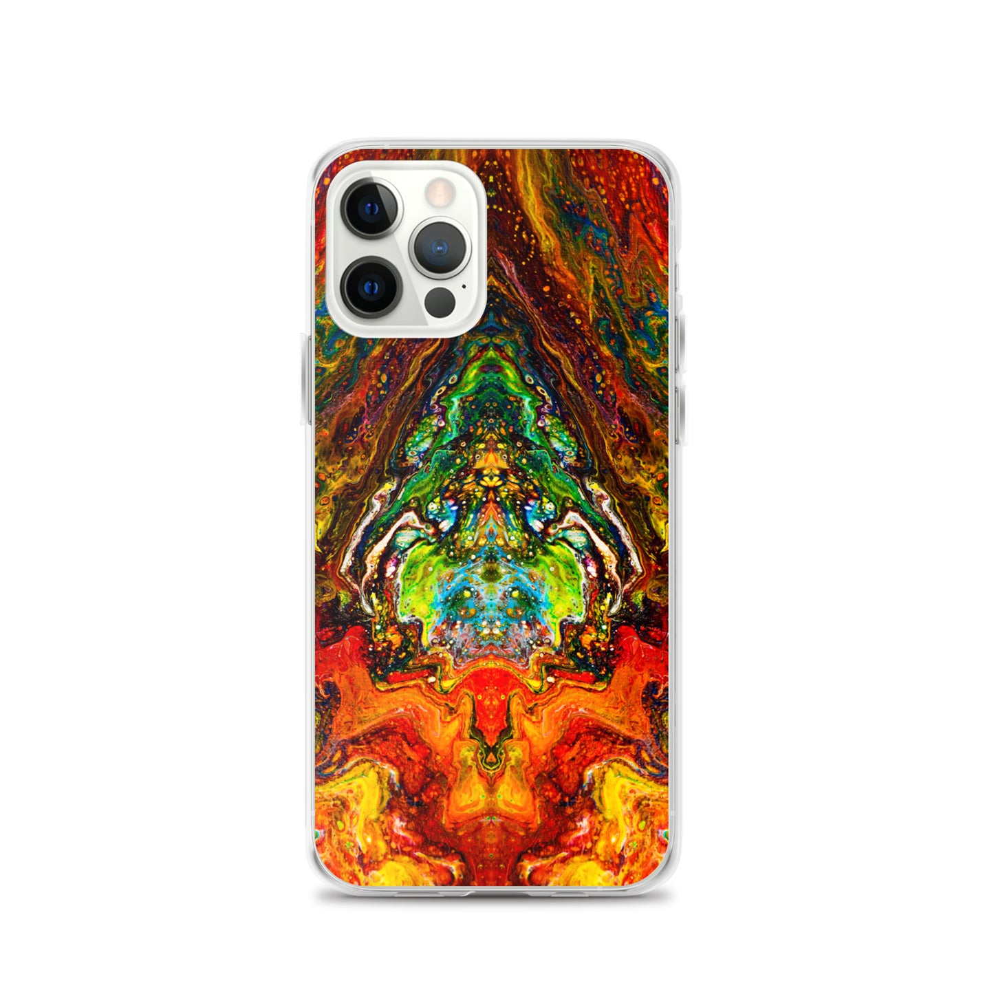 NightOwl Studio Custom Phone Case Compatible with iPhone, Ultra Slim Cover with Heavy Duty Scratch Resistant Shockproof Protection, Psychedelic Something