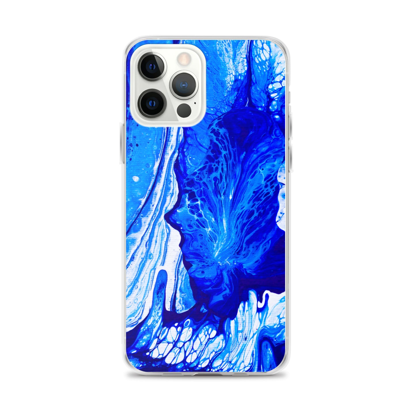 NightOwl Studio Custom Phone Case Compatible with iPhone, Ultra Slim Cover with Heavy Duty Scratch Resistant Shockproof Protection, Ms. Blue