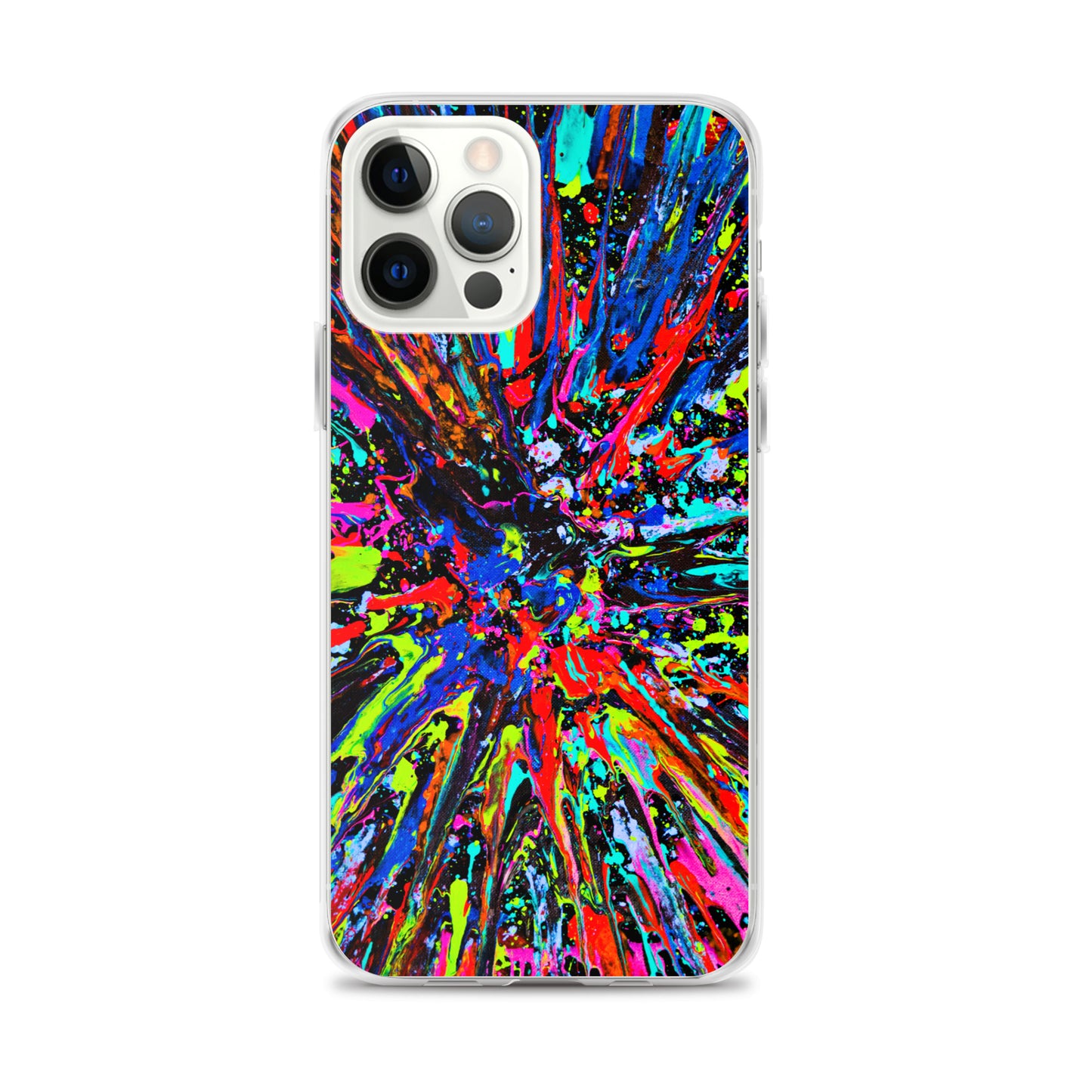 NightOwl Studio Custom Phone Case Compatible with iPhone, Ultra Slim Cover with Heavy Duty Scratch Resistant Shockproof Protection, Splatter