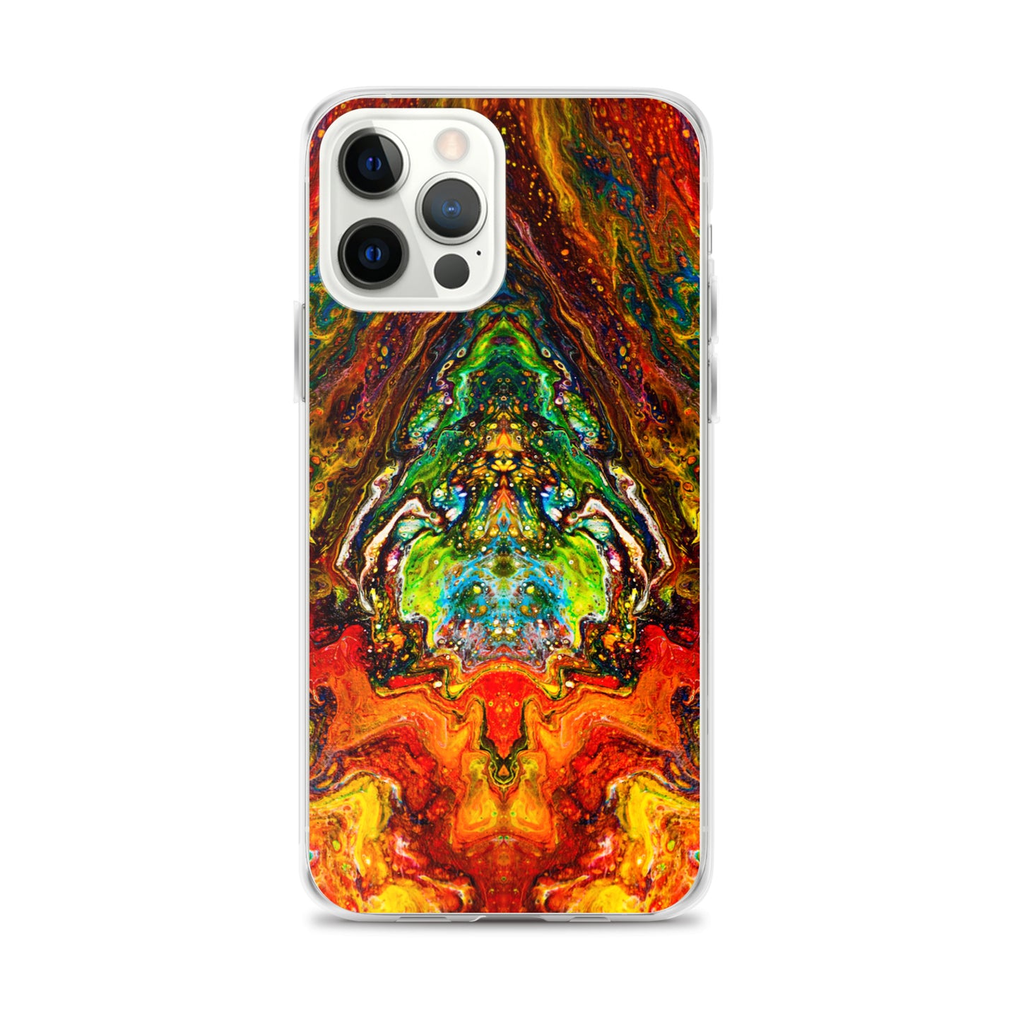 NightOwl Studio Custom Phone Case Compatible with iPhone, Ultra Slim Cover with Heavy Duty Scratch Resistant Shockproof Protection, Psychedelic Something