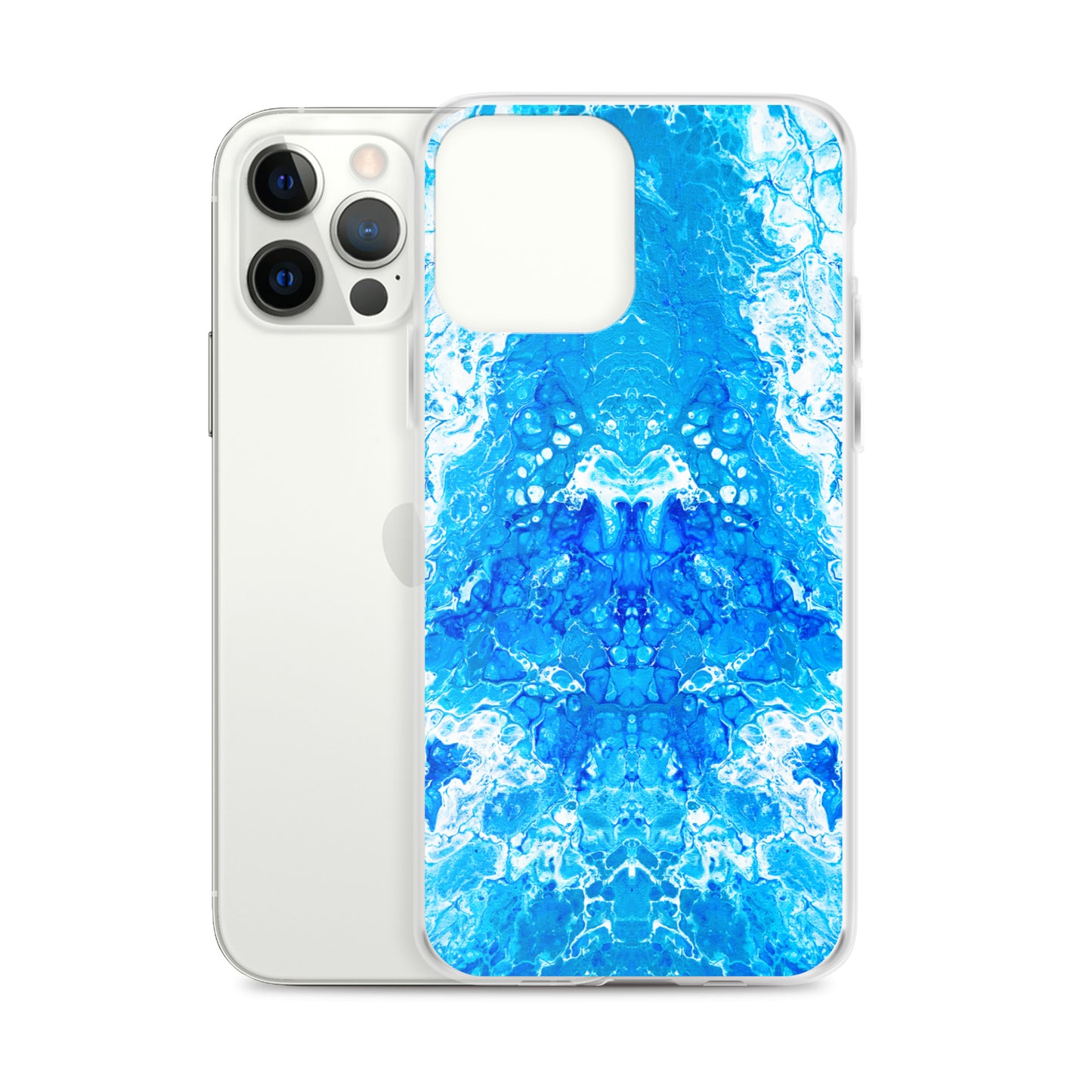 Blue Power - NightOwl-Studio Colorful Phone Case Compatible with iPhone