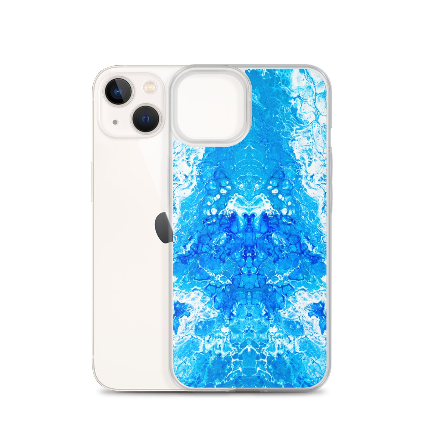 Blue Power - NightOwl-Studio Colorful Phone Case Compatible with iPhone