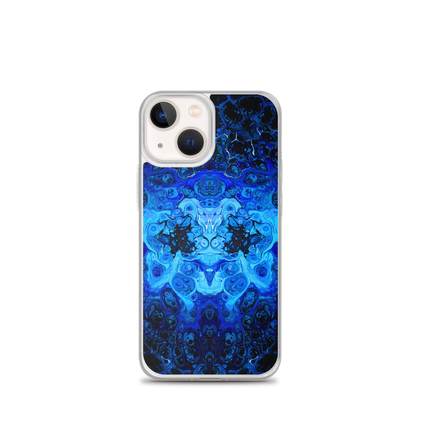 NightOwl Studio Custom Phone Case Compatible with iPhone, Ultra Slim Cover with Heavy Duty Scratch Resistant Shockproof Protection, Blue Bliss