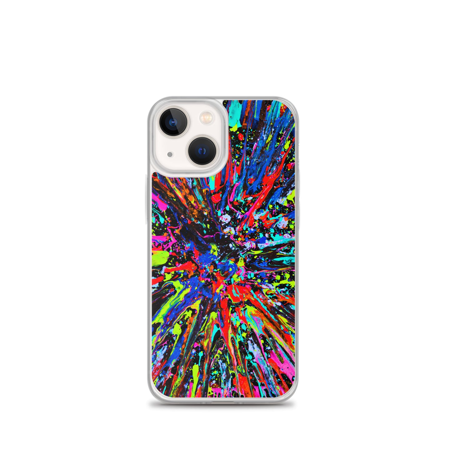 NightOwl Studio Custom Phone Case Compatible with iPhone, Ultra Slim Cover with Heavy Duty Scratch Resistant Shockproof Protection, Splatter