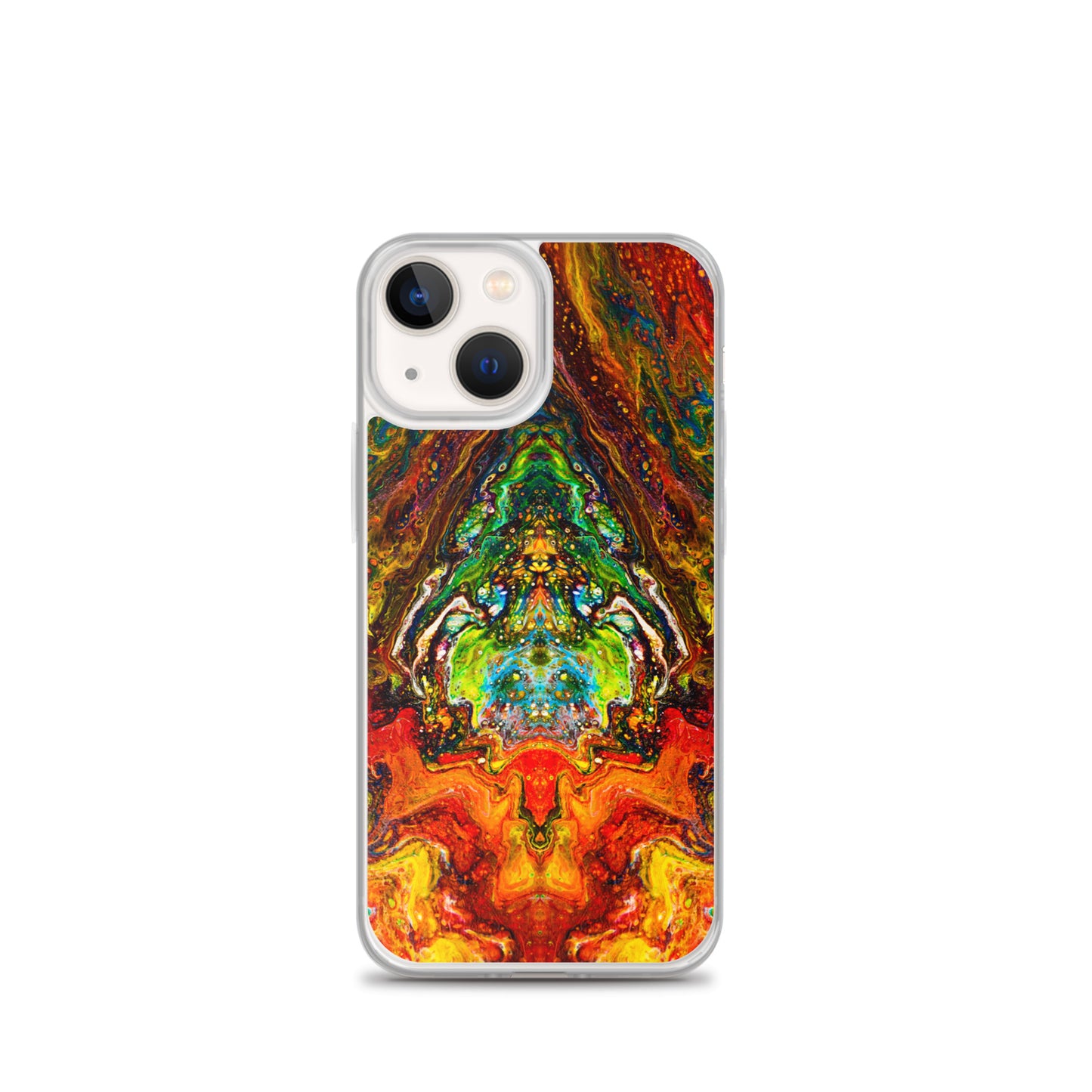 NightOwl Studio Custom Phone Case Compatible with iPhone, Ultra Slim Cover with Heavy Duty Scratch Resistant Shockproof Protection, Psychedelic Something