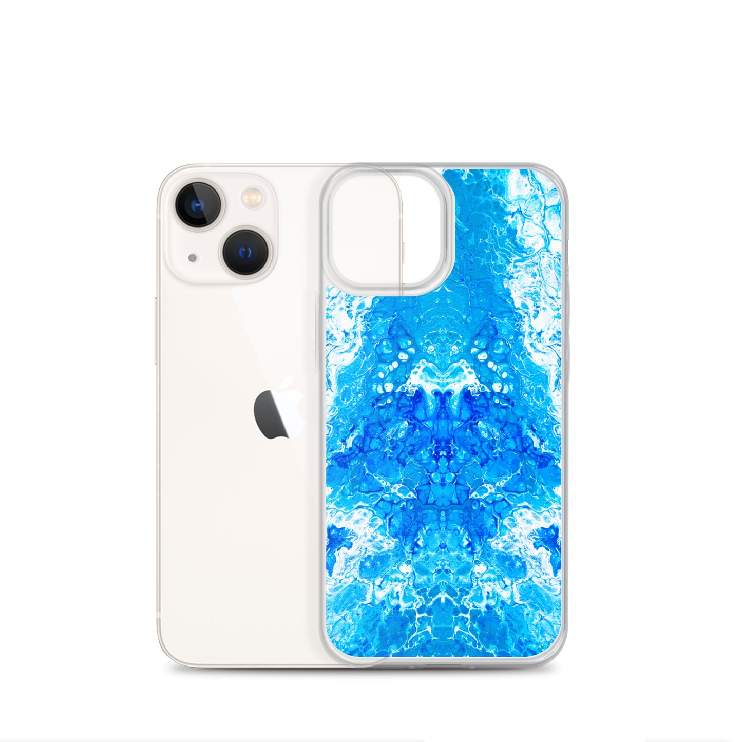 Blue Power - NightOwl-Studio Colorful Phone Case Compatible with iPhone