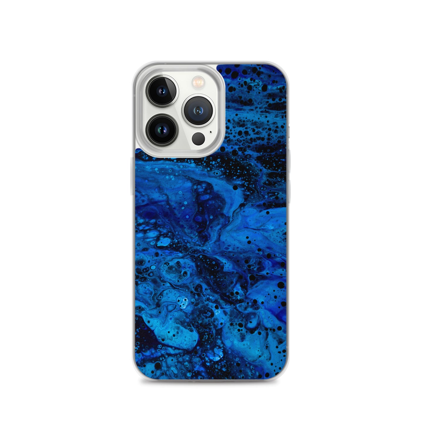 NightOwl Studio Custom Phone Case Compatible with iPhone, Ultra Slim Cover with Heavy Duty Scratch Resistant Shockproof Protection, Blue Abyss