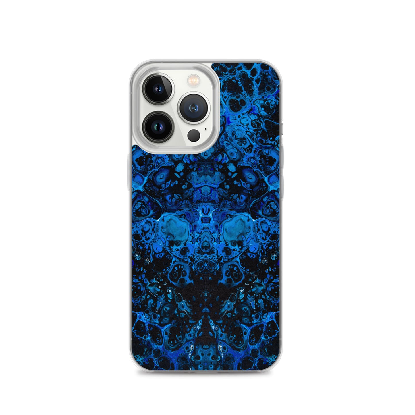 NightOwl Studio Custom Phone Case Compatible with iPhone, Ultra Slim Cover with Heavy Duty Scratch Resistant Shockproof Protection, Azul