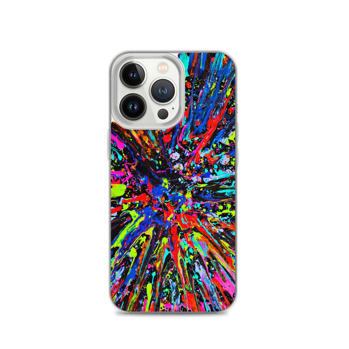 NightOwl Studio Custom Phone Case Compatible with iPhone, Ultra Slim Cover with Heavy Duty Scratch Resistant Shockproof Protection, Splatter