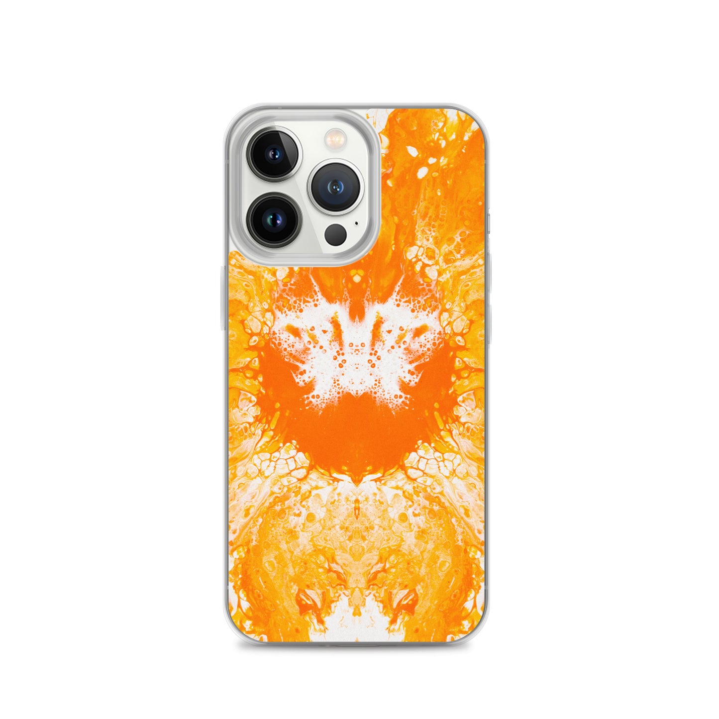 NightOwl Studio Custom Phone Case Compatible with iPhone, Ultra Slim Cover with Heavy Duty Scratch Resistant Shockproof Protection, Naranja