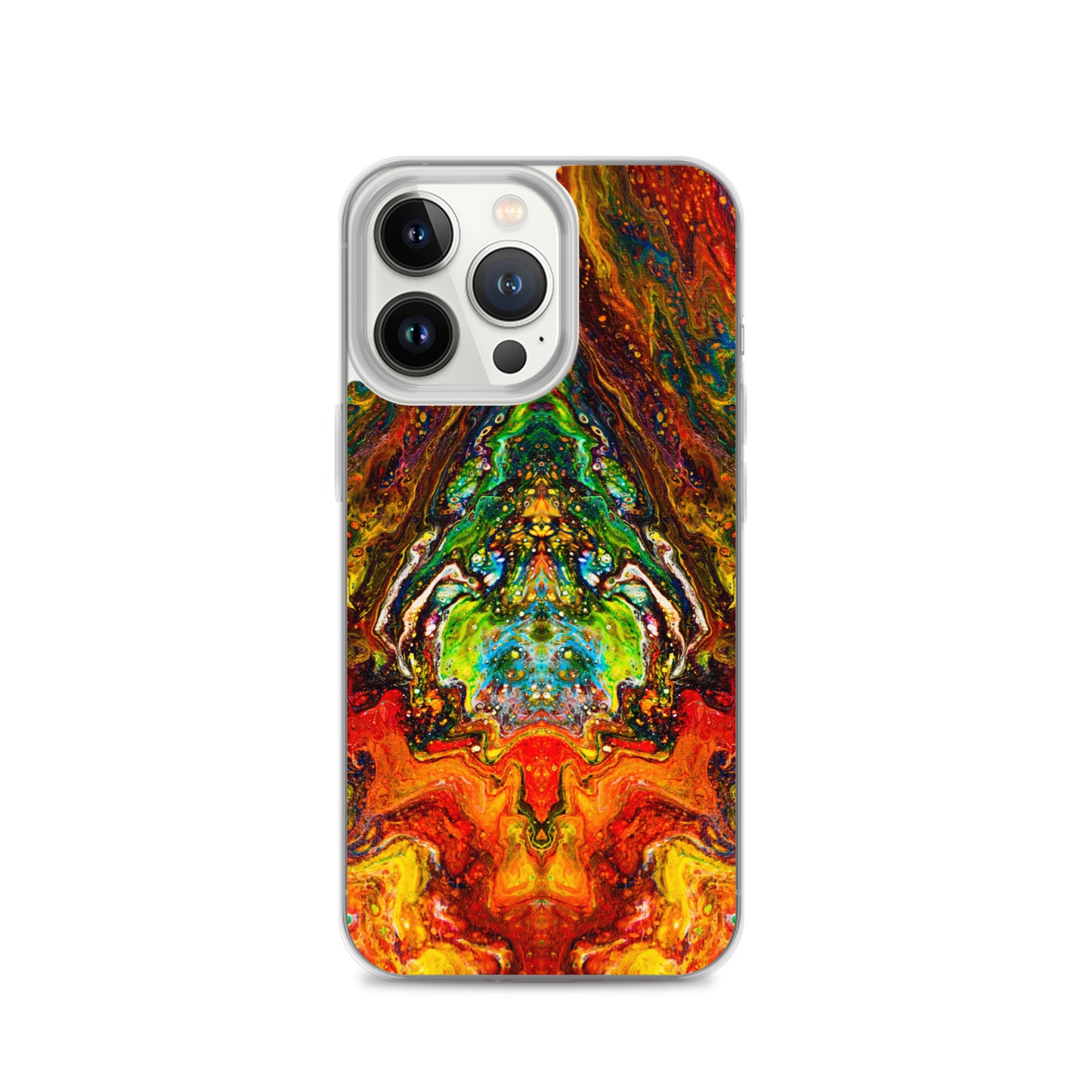 NightOwl Studio Custom Phone Case Compatible with iPhone, Ultra Slim Cover with Heavy Duty Scratch Resistant Shockproof Protection, Psychedelic Something