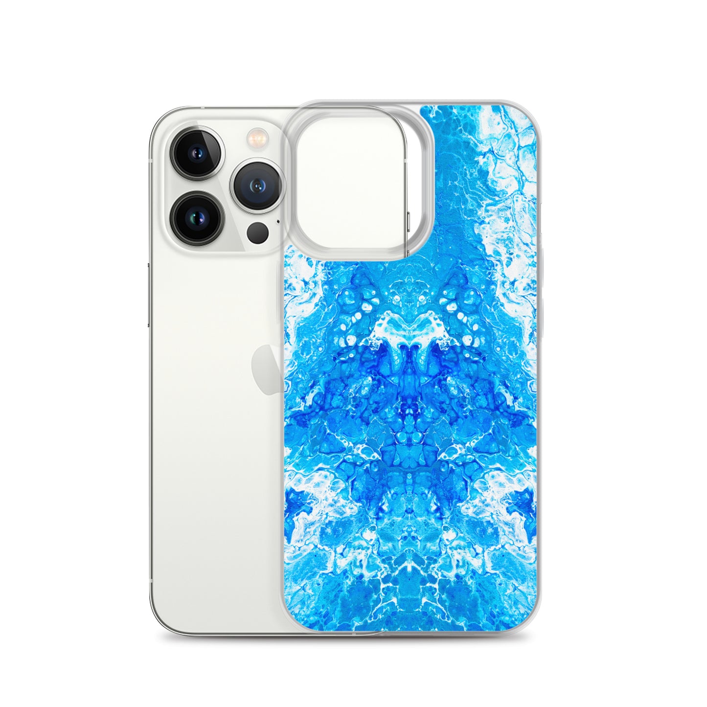 Blue Power - NightOwl-Studio Colorful Phone Case Compatible with iPhone