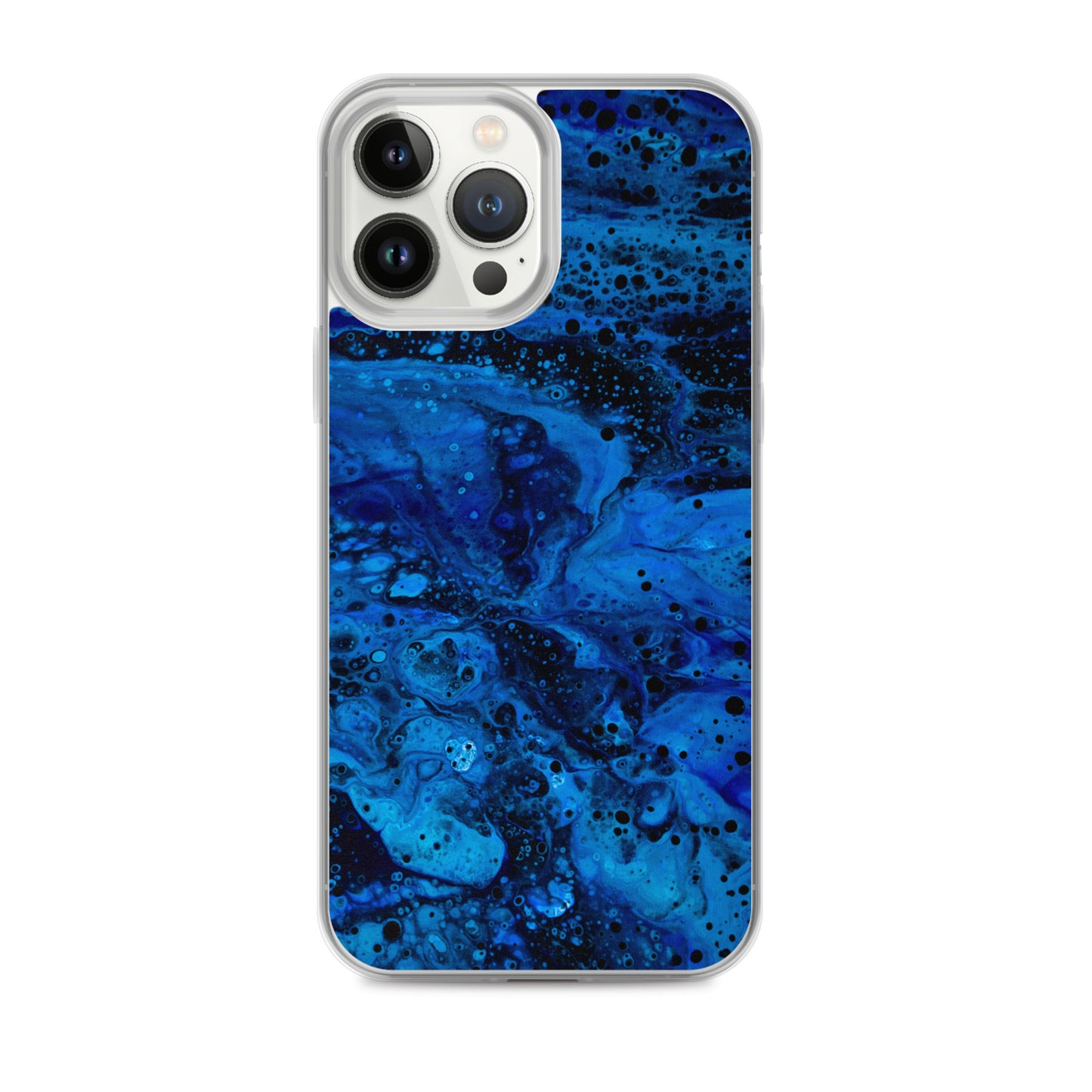 NightOwl Studio Custom Phone Case Compatible with iPhone, Ultra Slim Cover with Heavy Duty Scratch Resistant Shockproof Protection, Blue Abyss