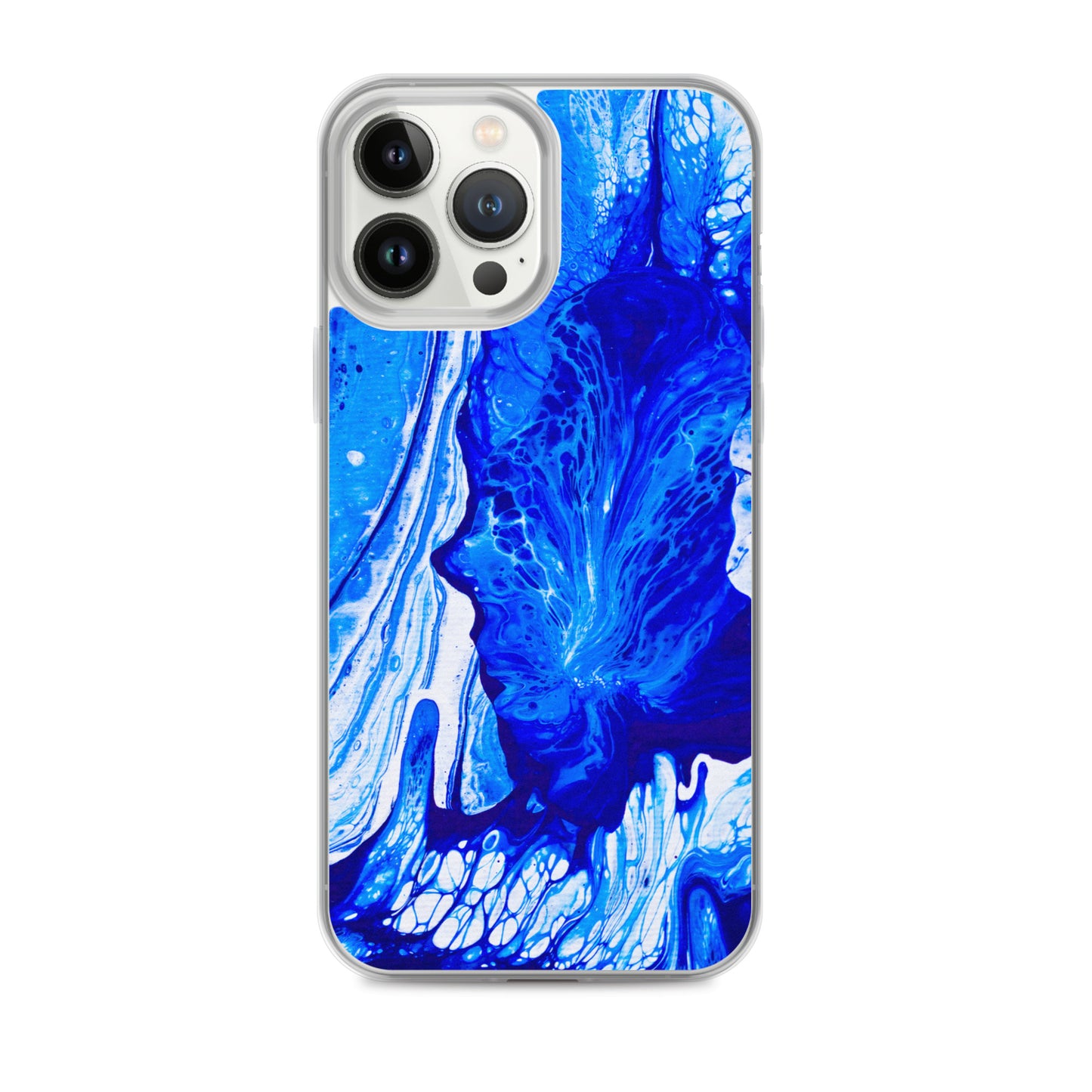 NightOwl Studio Custom Phone Case Compatible with iPhone, Ultra Slim Cover with Heavy Duty Scratch Resistant Shockproof Protection, Ms. Blue