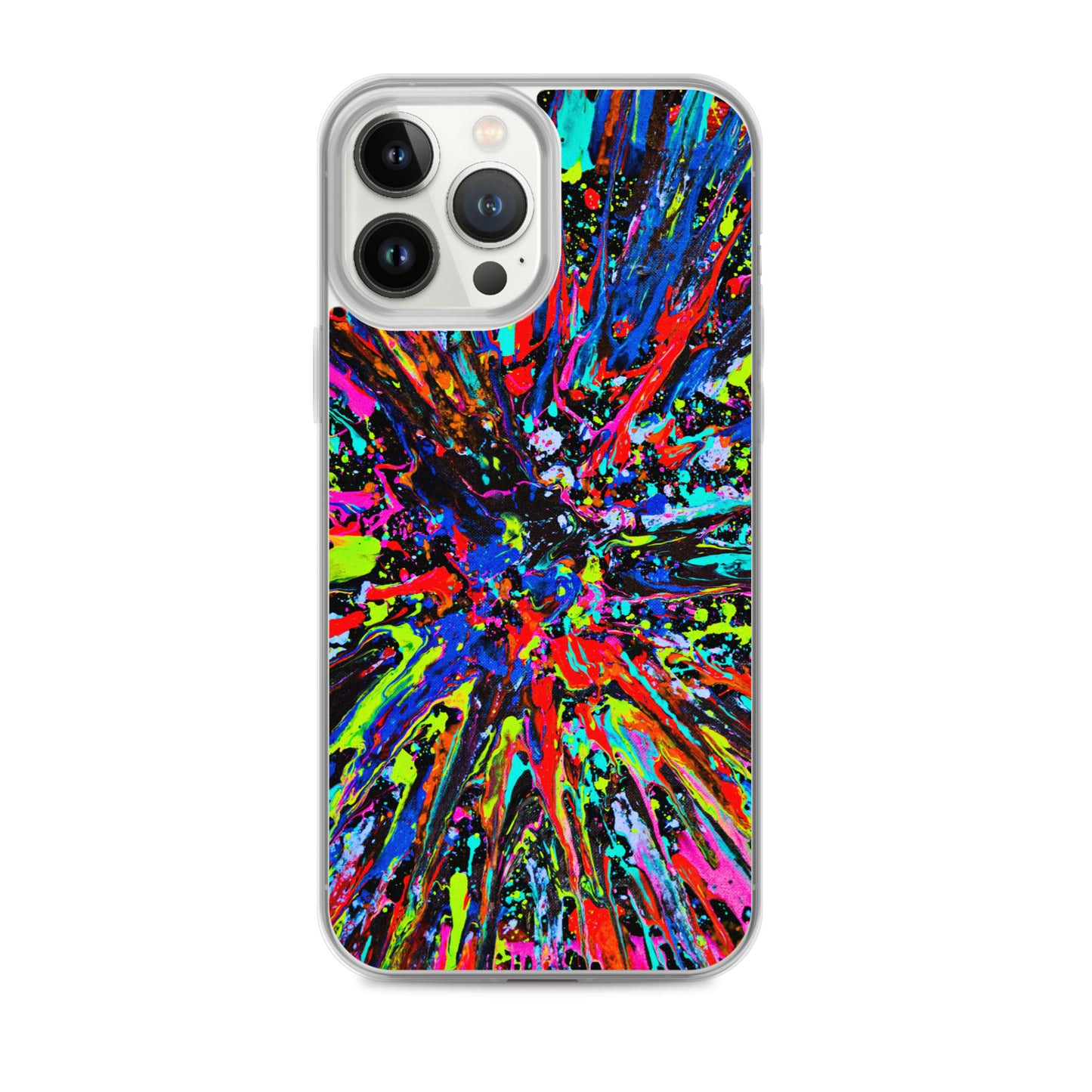 NightOwl Studio Custom Phone Case Compatible with iPhone, Ultra Slim Cover with Heavy Duty Scratch Resistant Shockproof Protection, Splatter