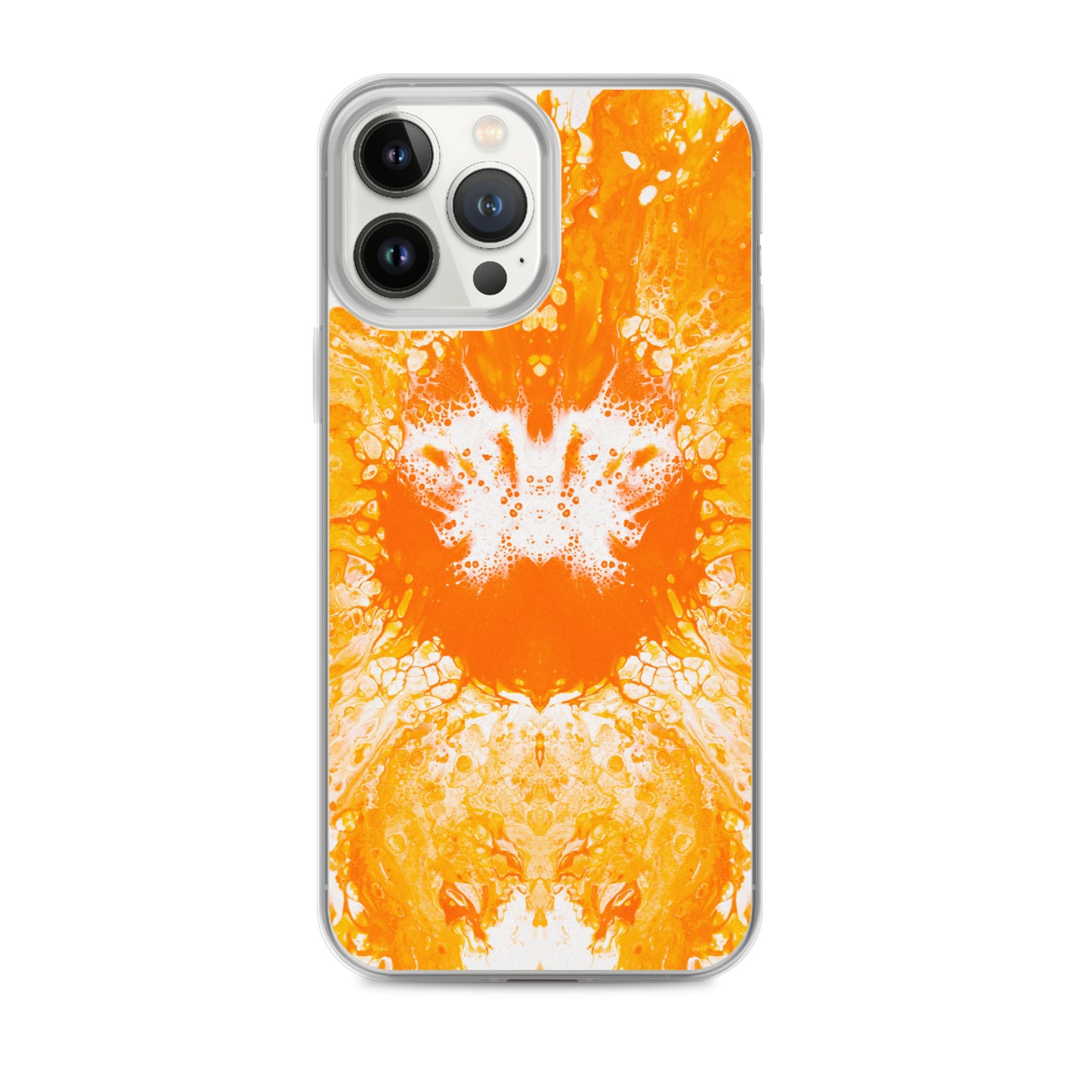 NightOwl Studio Custom Phone Case Compatible with iPhone, Ultra Slim Cover with Heavy Duty Scratch Resistant Shockproof Protection, Naranja