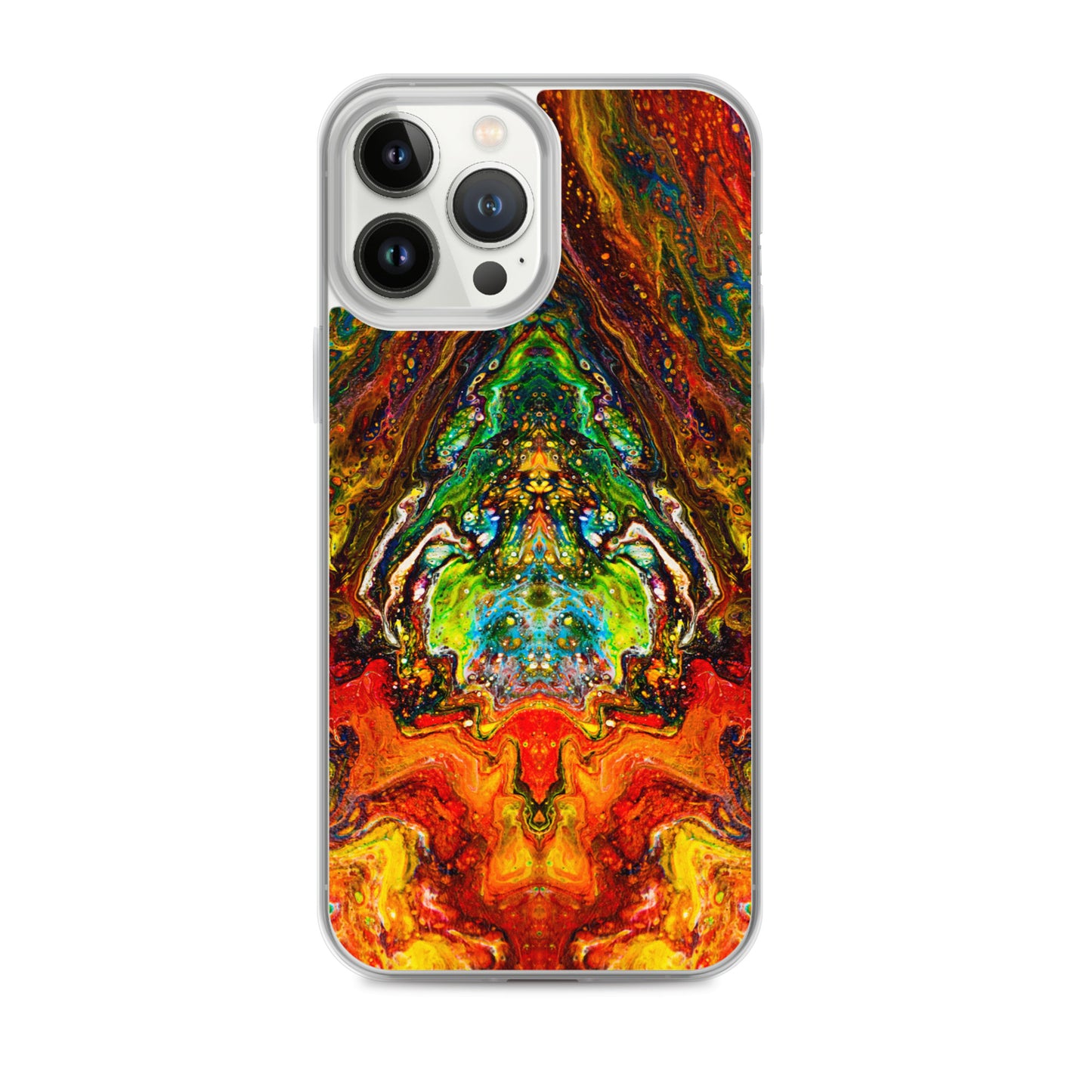 NightOwl Studio Custom Phone Case Compatible with iPhone, Ultra Slim Cover with Heavy Duty Scratch Resistant Shockproof Protection, Psychedelic Something