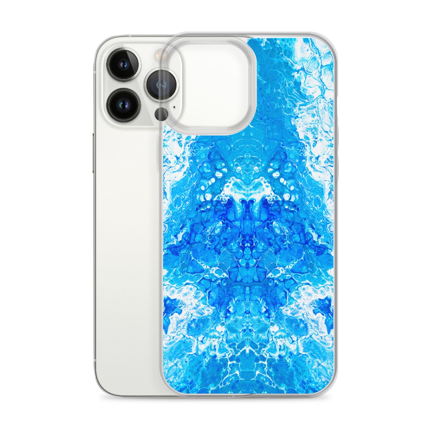 Blue Power - NightOwl-Studio Colorful Phone Case Compatible with iPhone