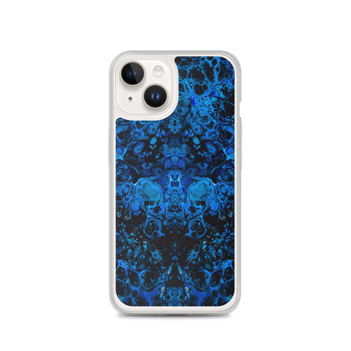 NightOwl Studio Custom Phone Case Compatible with iPhone, Ultra Slim Cover with Heavy Duty Scratch Resistant Shockproof Protection, Azul