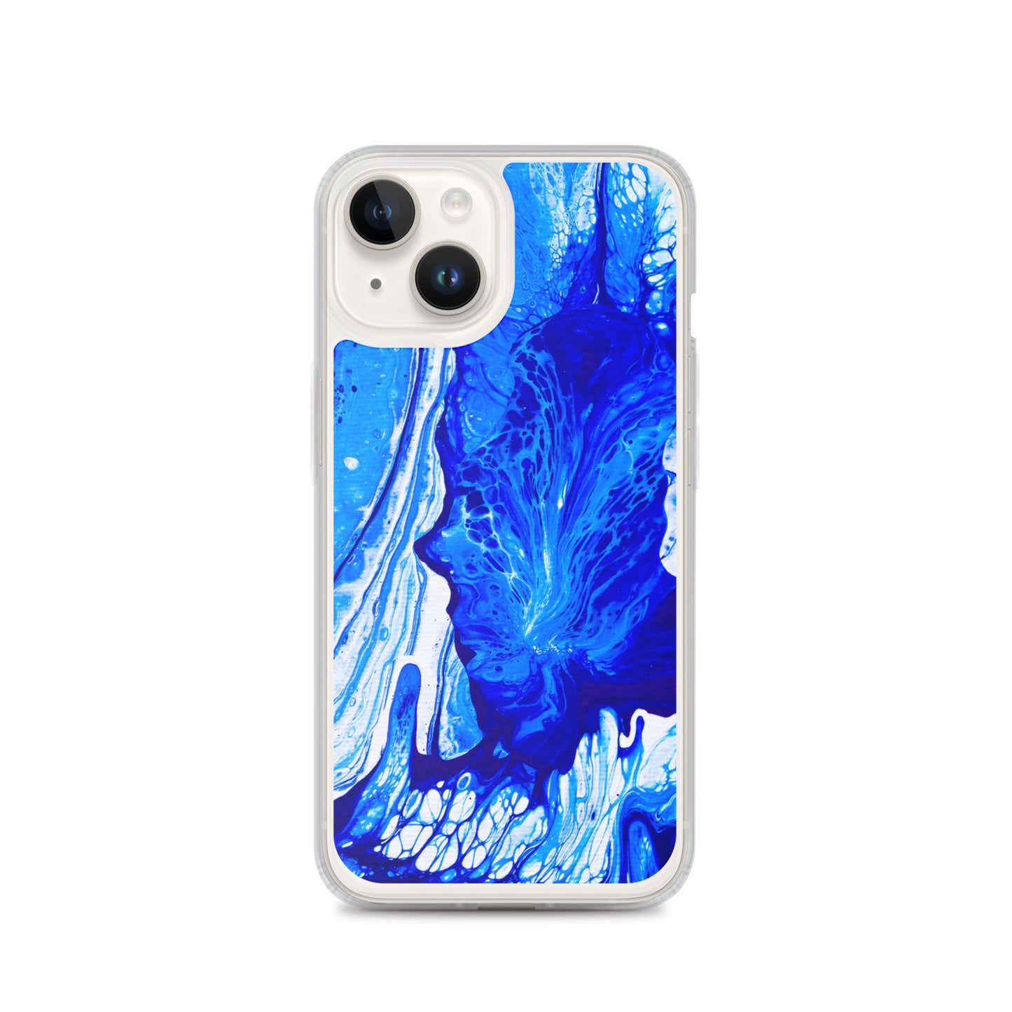 NightOwl Studio Custom Phone Case Compatible with iPhone, Ultra Slim Cover with Heavy Duty Scratch Resistant Shockproof Protection, Ms. Blue