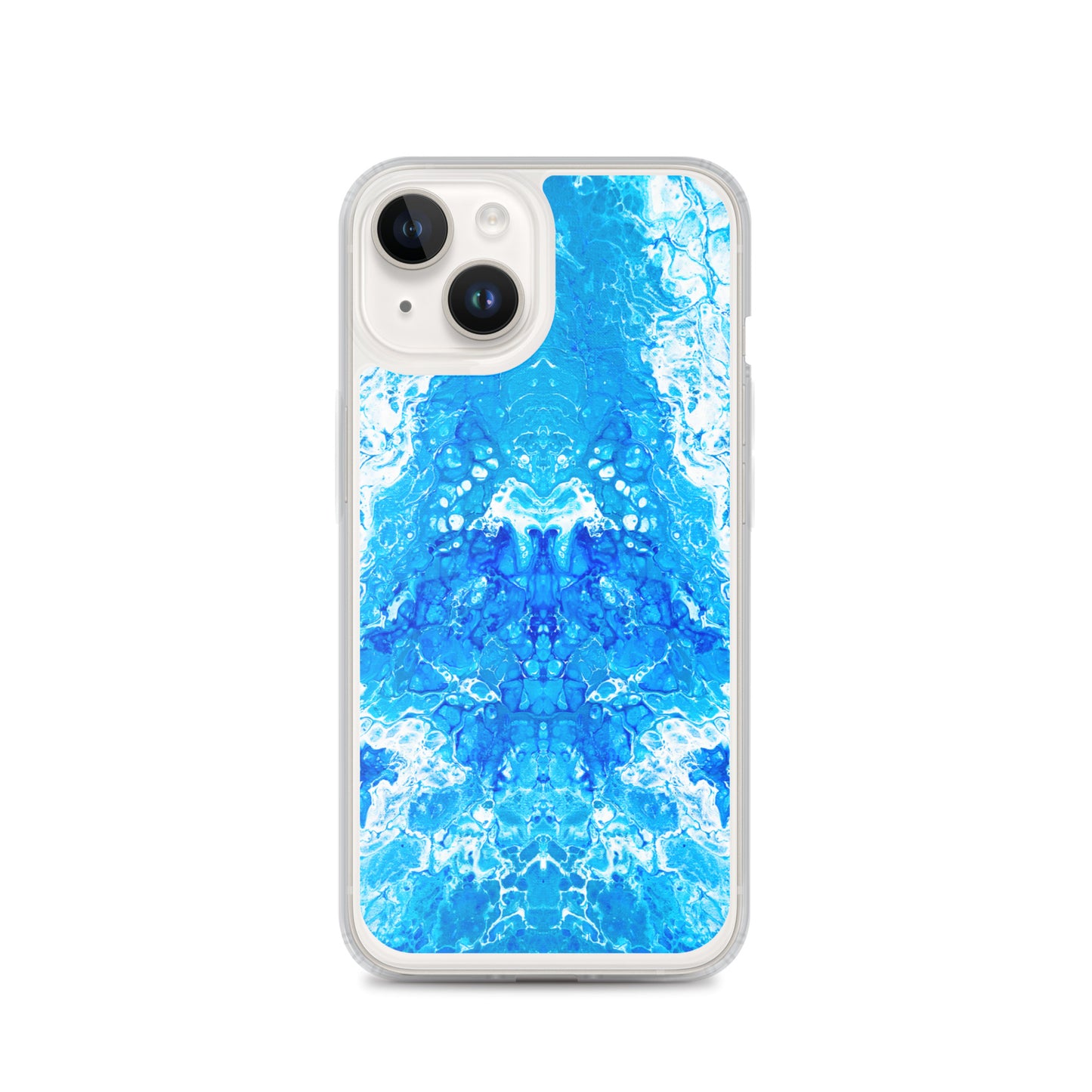 Blue Power - NightOwl-Studio Colorful Phone Case Compatible with iPhone