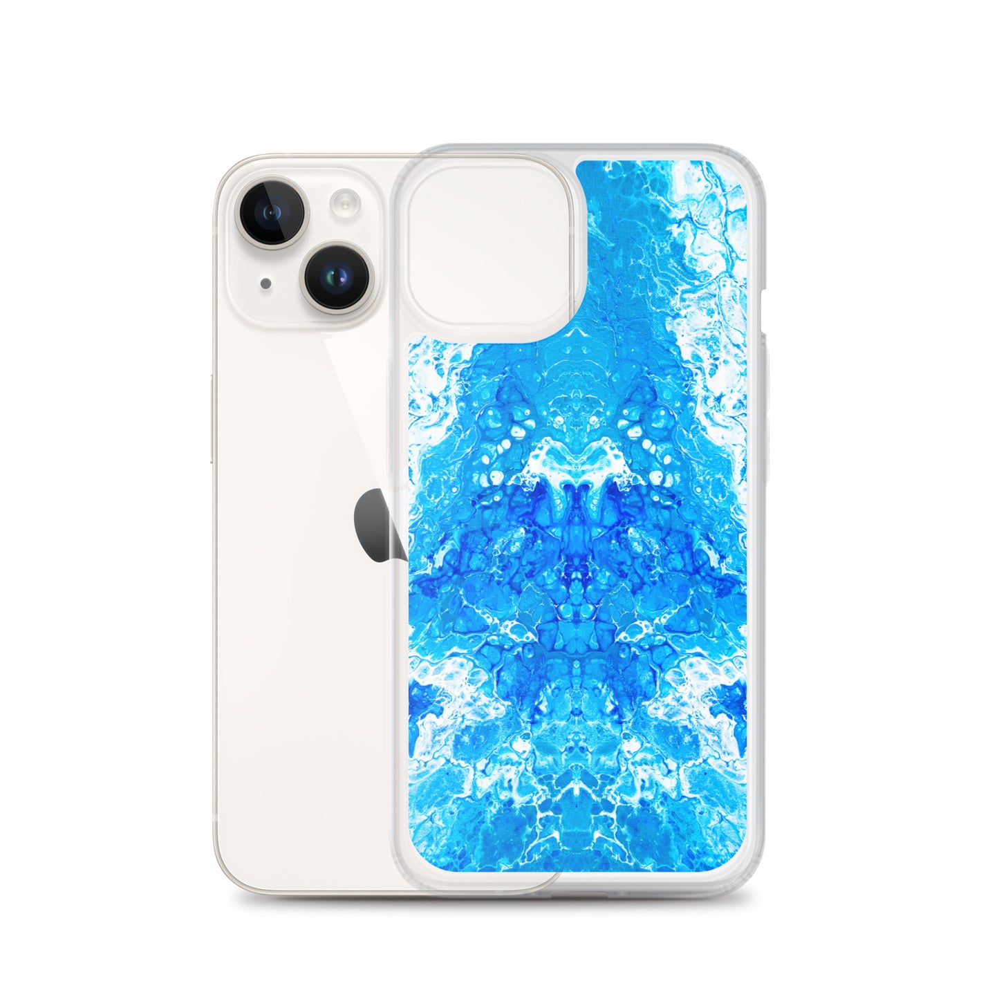 Blue Power - NightOwl-Studio Colorful Phone Case Compatible with iPhone