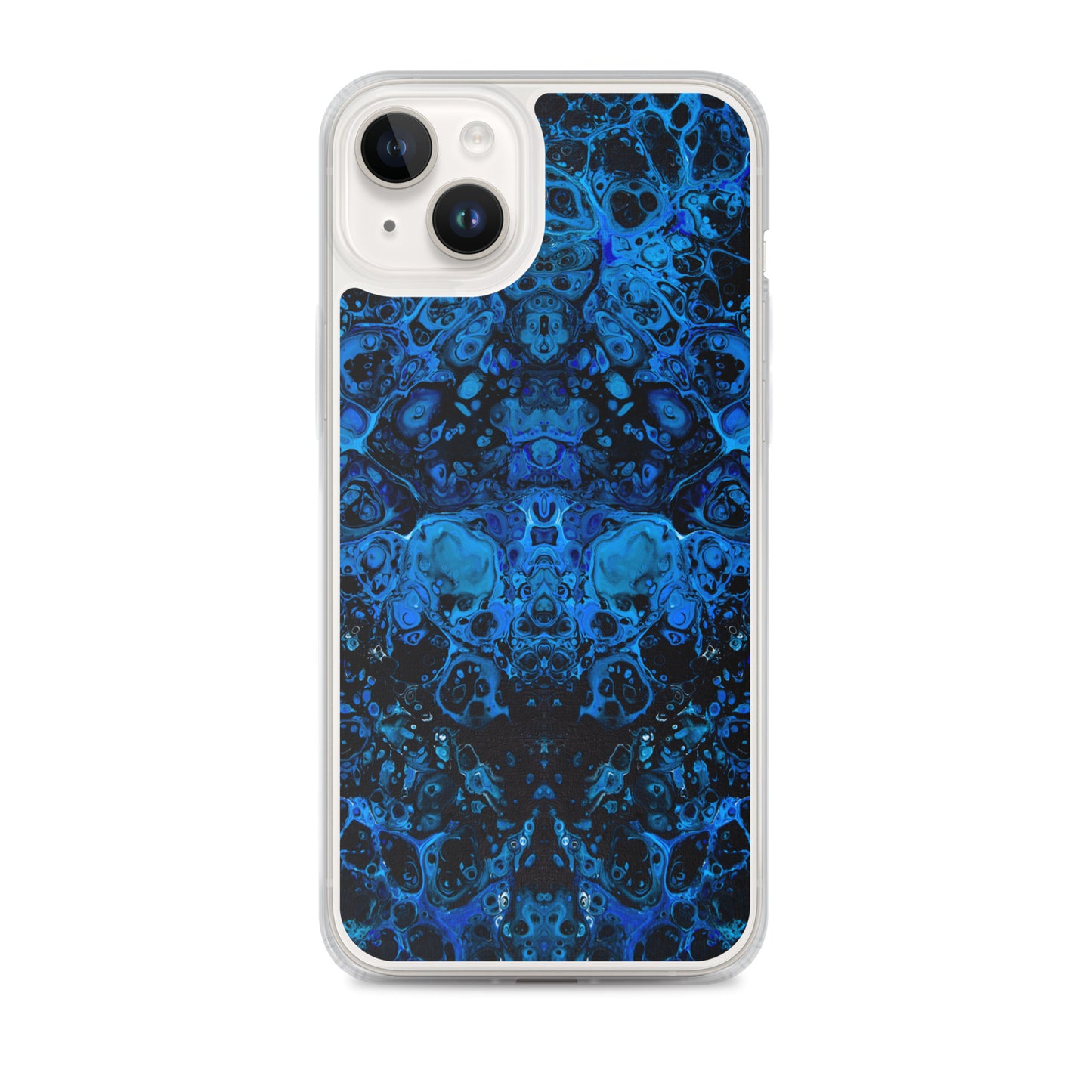 NightOwl Studio Custom Phone Case Compatible with iPhone, Ultra Slim Cover with Heavy Duty Scratch Resistant Shockproof Protection, Azul