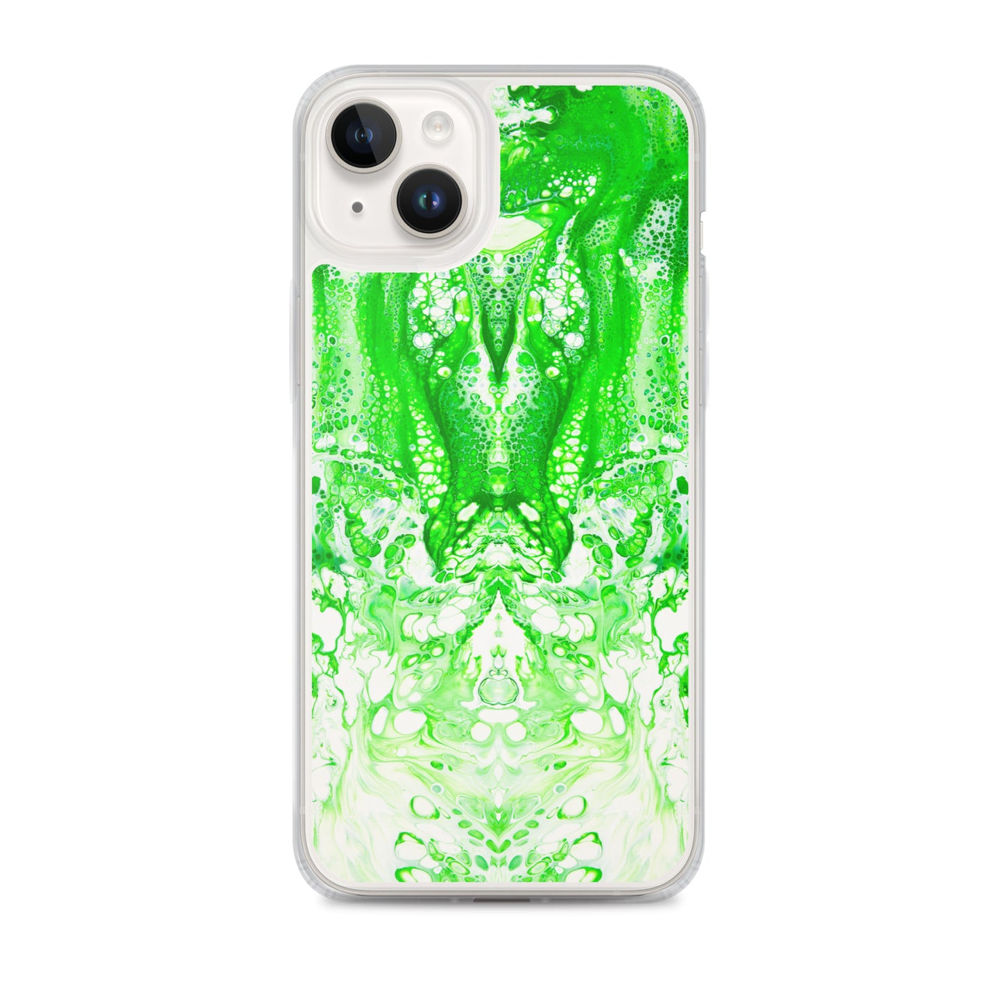 NightOwl Studio Custom Phone Case Compatible with iPhone, Ultra Slim Cover with Heavy Duty Scratch Resistant Shockproof Protection, Lime Time